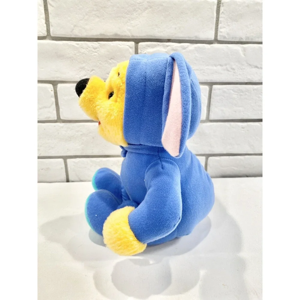 Walt‎ Disney Winnie the Pooh in Blue Bunny Costume Plush Toy 1999 vintage